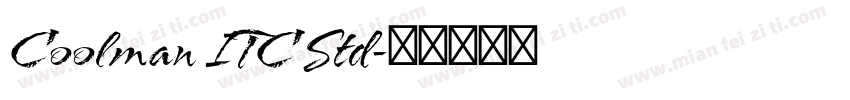 Coolman ITC Std字体转换
